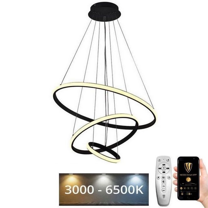 LED Dimmable chandelier on a string LED/90W/230V 3000-6500K + remote control
