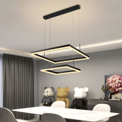 LED Dimmable chandelier on a string LED/90W/230V 3000-6500K + remote control