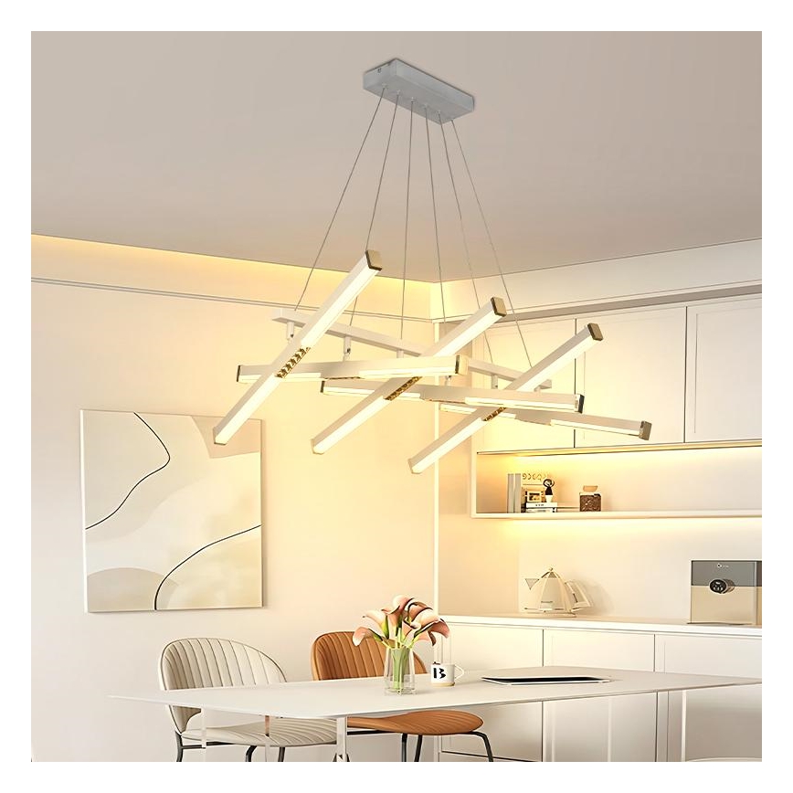 LED Dimmable chandelier on a string LED/90W/230V 3000-6500K + remote control