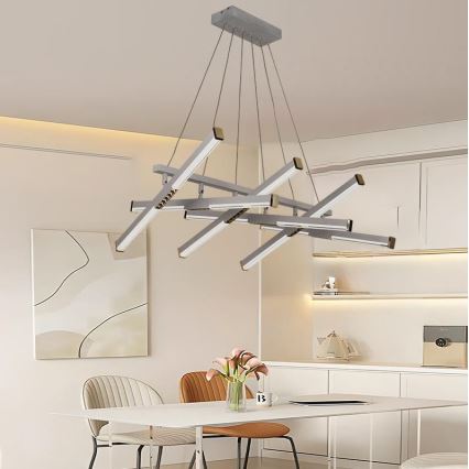 LED Dimmable chandelier on a string LED/90W/230V 3000-6500K d. 80 cm + remote control