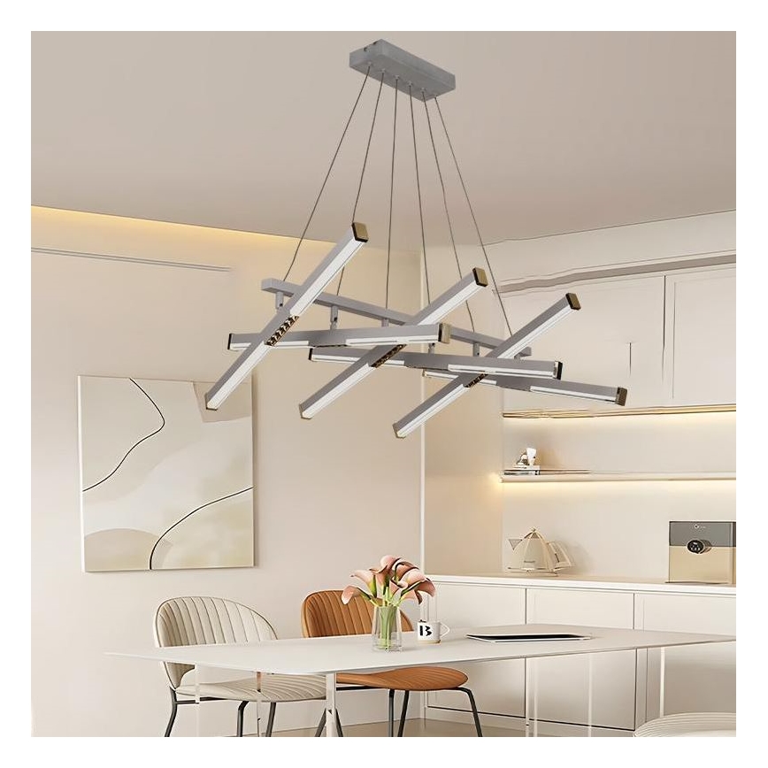 LED Dimmable chandelier on a string LED/90W/230V 3000-6500K d. 80 cm + remote control