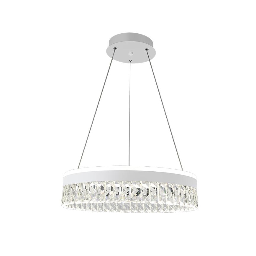 LED Dimmable crystal chandelier on a string LED/90W/230V 3000-6500K white + remote control