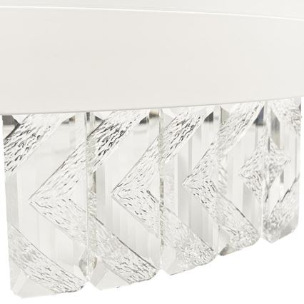 LED Dimmable crystal chandelier on a string LED/90W/230V 3000-6500K white + remote control