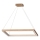 LED Dimmable chandelier on a string LEGNO 2xLED/33W/230V oak