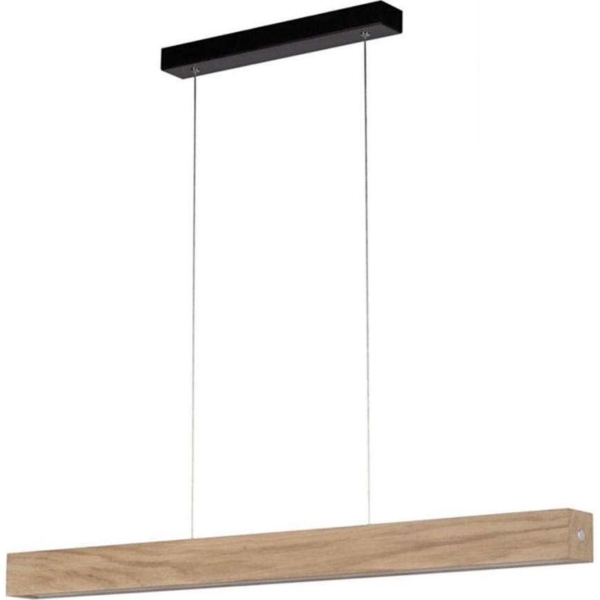 LED Dimmable chandelier on a string LEON 3xLED/18W/230V oak