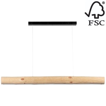 LED Dimmable chandelier on a string LUCAS LED/33W/230V pine - FSC certified
