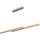 LED Dimmable chandelier on a string SMAL 2xLED/22,5W/230V oak