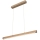 LED Dimmable chandelier on a string SMAL LED/12W/230V oak