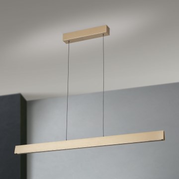 LED Dimmable chandelier on a string TARA LED/44W/230V 2700/3800/4500/5700K gold