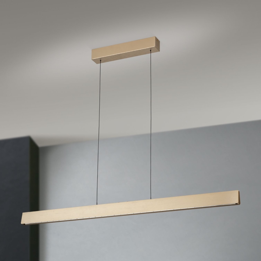 LED Dimmable chandelier on a string TARA LED/44W/230V 2700/3800/4500/5700K gold