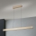 LED Dimmable chandelier on a string TARA LED/44W/230V 2700/3800/4500/5700K gold