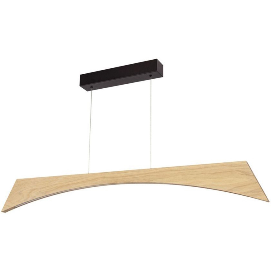 LED Dimmable chandelier on a string ZIAD LED/14W/230V oak