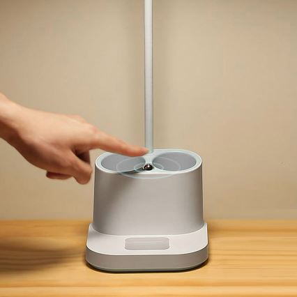 LED Dimmable charging table lamp with a holder and power bank LED/5W/5V 2400mAh