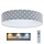 LED Dimmable children's ceiling light SMART GALAXY KIDS LED/24W/230V 3000-6500K stars grey/white + remote control