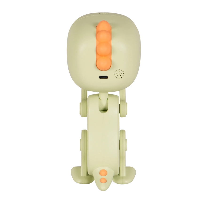 LED RGBW Dimmable children's night small lamp with alarm clock ROBOT LED/1W/5V 1200 mAh
