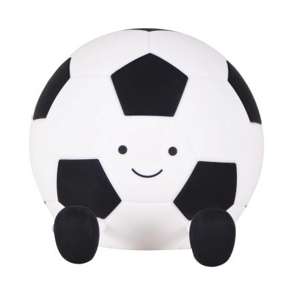 LED Dimmable children's touch lamp FOOTBALL LED/2W/5V USB 1200 mAh white/black