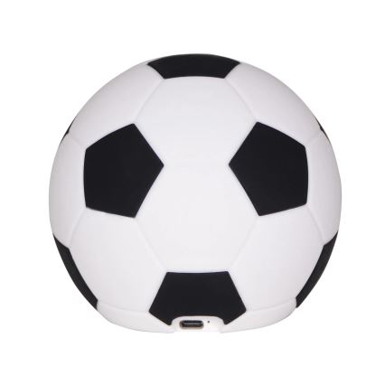 LED Dimmable children's touch lamp FOOTBALL LED/2W/5V USB 1200 mAh white/black