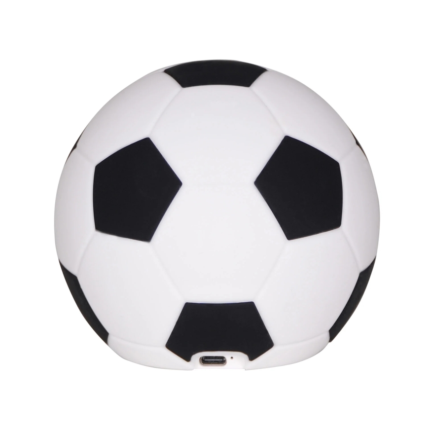 LED Dimmable children's touch lamp FOOTBALL LED/2W/5V USB 1200 mAh white/black
