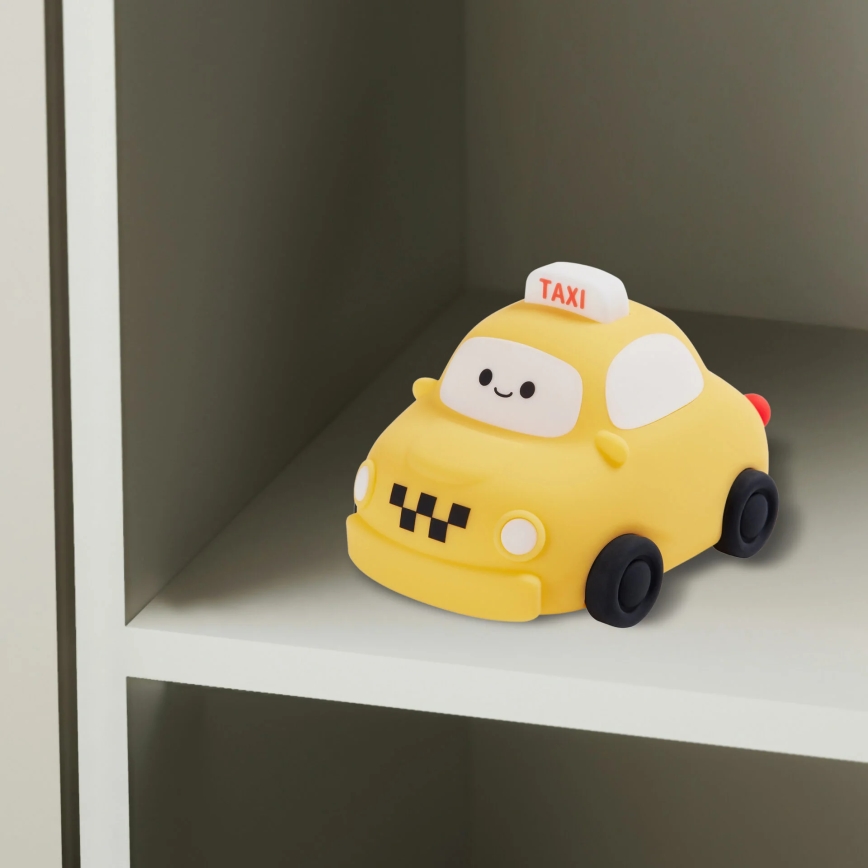 LED Dimmable children's touch lamp TAXI LED/1W/5V USB 1200 mAh taxi yellow