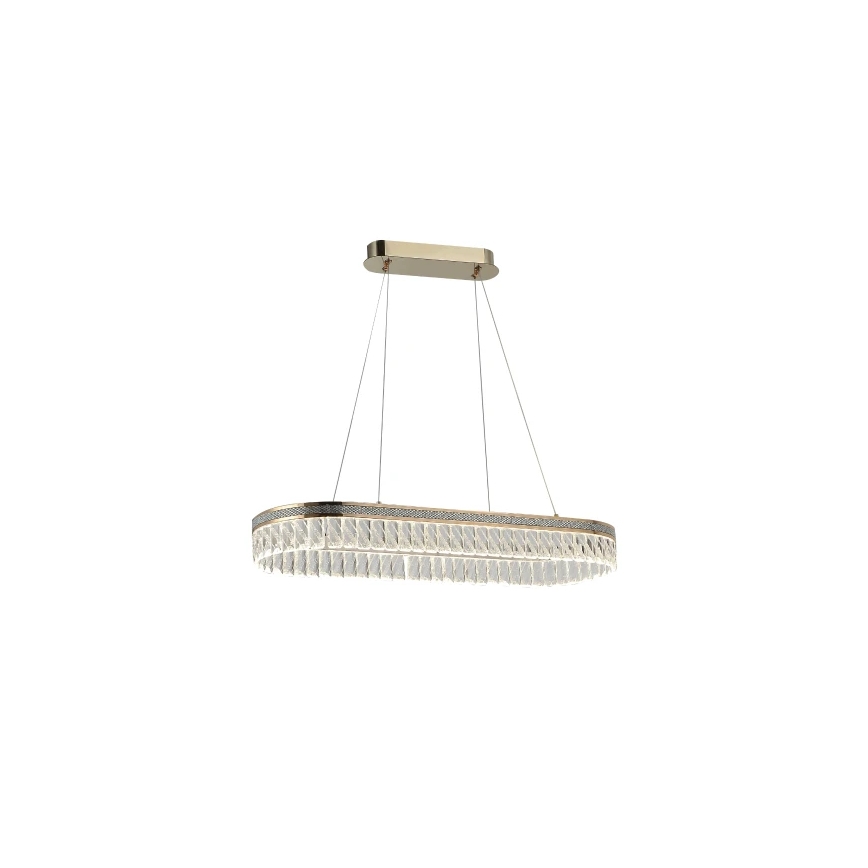 LED Dimmable Crystal Chandelier on Cable THALIA LED/50W/230V 3000–6000K + Remote Control