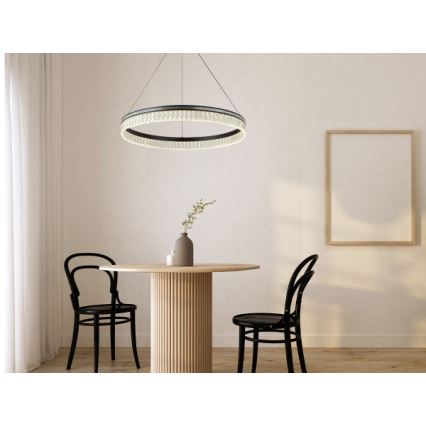 LED Dimmable Crystal Chandelier on Cable THALIA LED/55W/230V 3000-6000K Ø 80 cm + Remote Control
