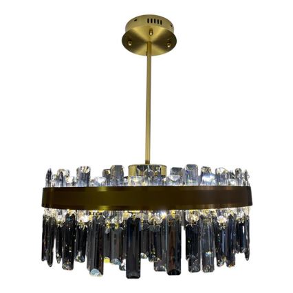 LED Dimmable crystal chandelier on a pole LED/80W/230V 3000-6500K + remote control