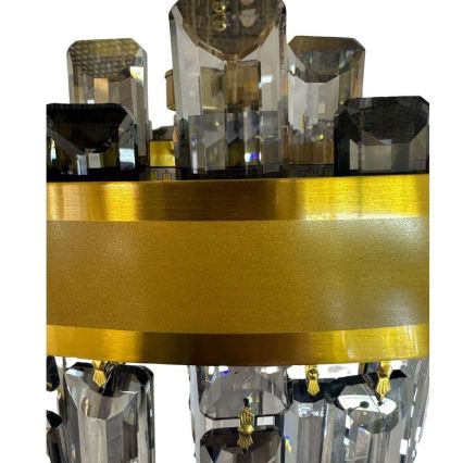 LED Dimmable crystal chandelier on a pole LED/80W/230V 3000-6500K + remote control