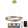 LED Dimmable crystal chandelier on a string LED/40W/230V 3000-6500K + remote control