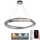 LED Dimmable crystal chandelier on a string LED/50W/230V 3000-6500K + remote control