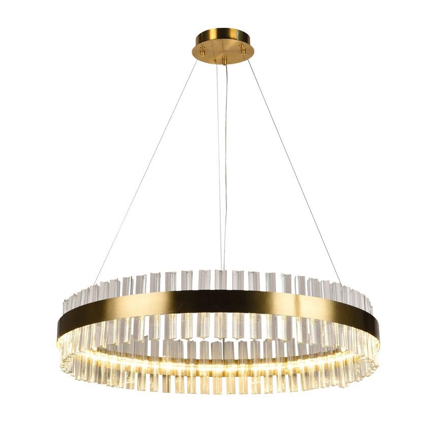 LED Dimmable crystal chandelier on a string LED/55W/230V 3000-6500K + remote control