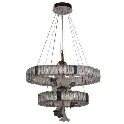 LED Dimmable crystal chandelier on a string LED/70W/230V 3000-6500K + remote control