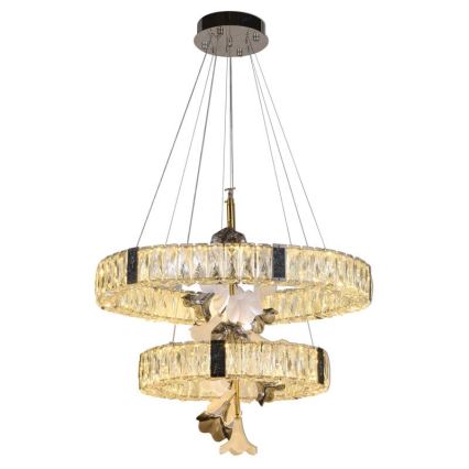 LED Dimmable crystal chandelier on a string LED/70W/230V 3000-6500K + remote control