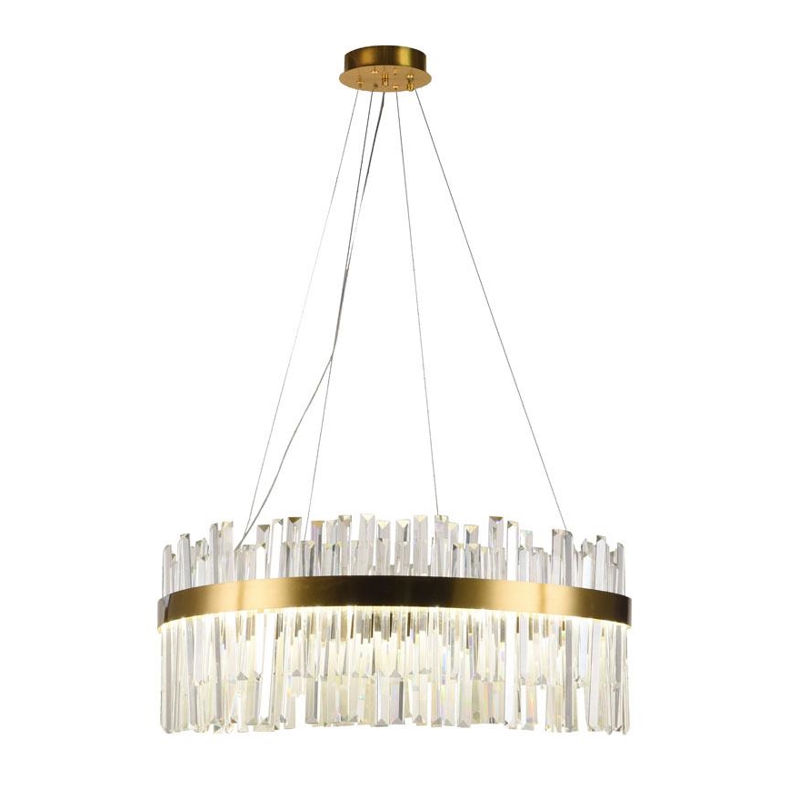 LED Dimmable crystal chandelier on a string LED/80W/230V 3000-6500K + remote control