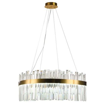 LED Dimmable crystal chandelier on a string LED/80W/230V 3000-6500K + remote control