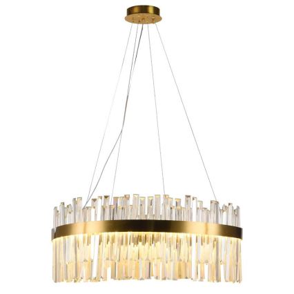 LED Dimmable crystal chandelier on a string LED/80W/230V 3000-6500K + remote control