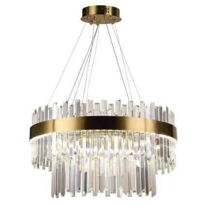 LED Dimmable crystal chandelier on a string LED/80W/230V 3000-6500K + remote control
