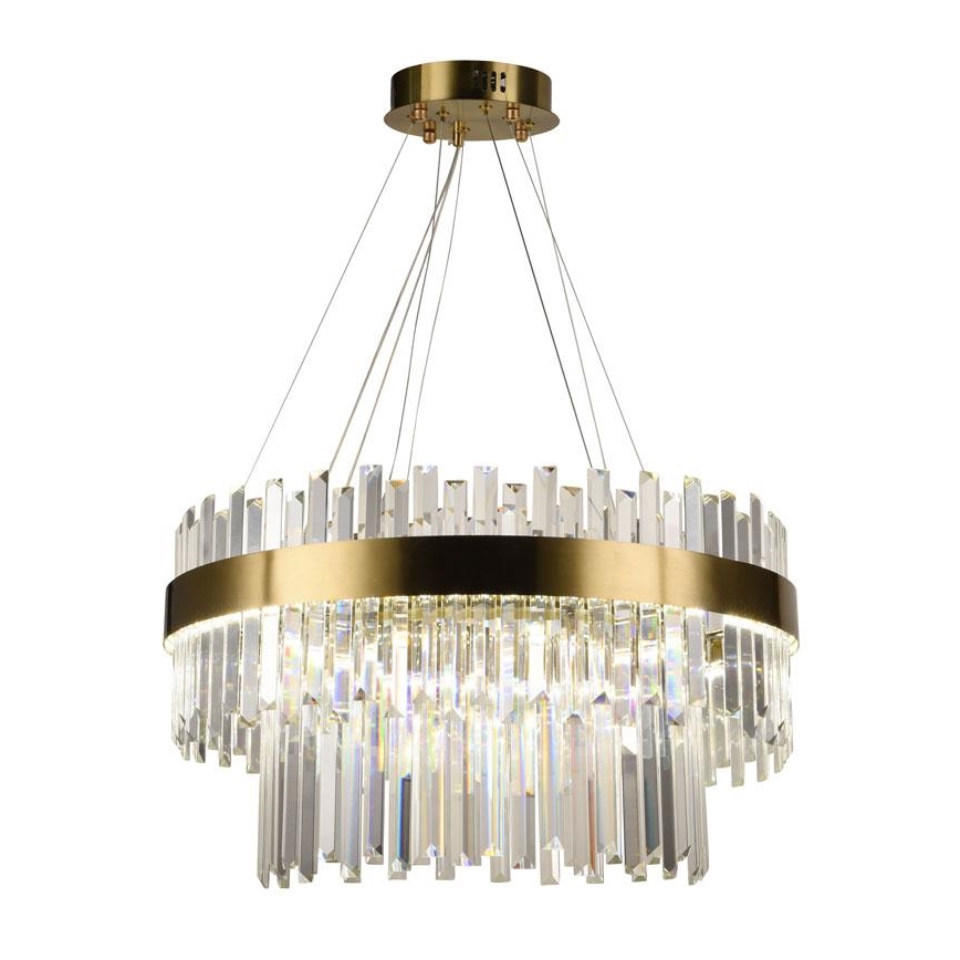 LED Dimmable crystal chandelier on a string LED/80W/230V 3000-6500K + remote control