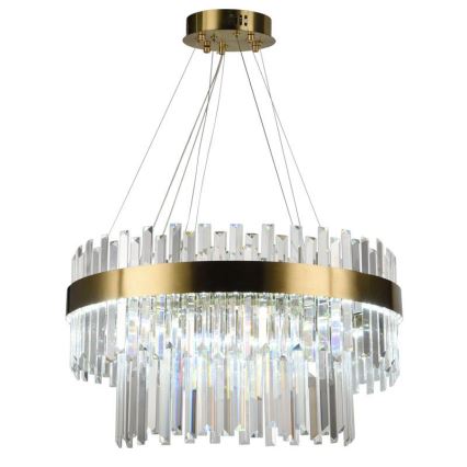 LED Dimmable crystal chandelier on a string LED/80W/230V 3000-6500K + remote control
