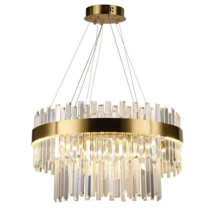 LED Dimmable crystal chandelier on a string LED/80W/230V 3000-6500K + remote control
