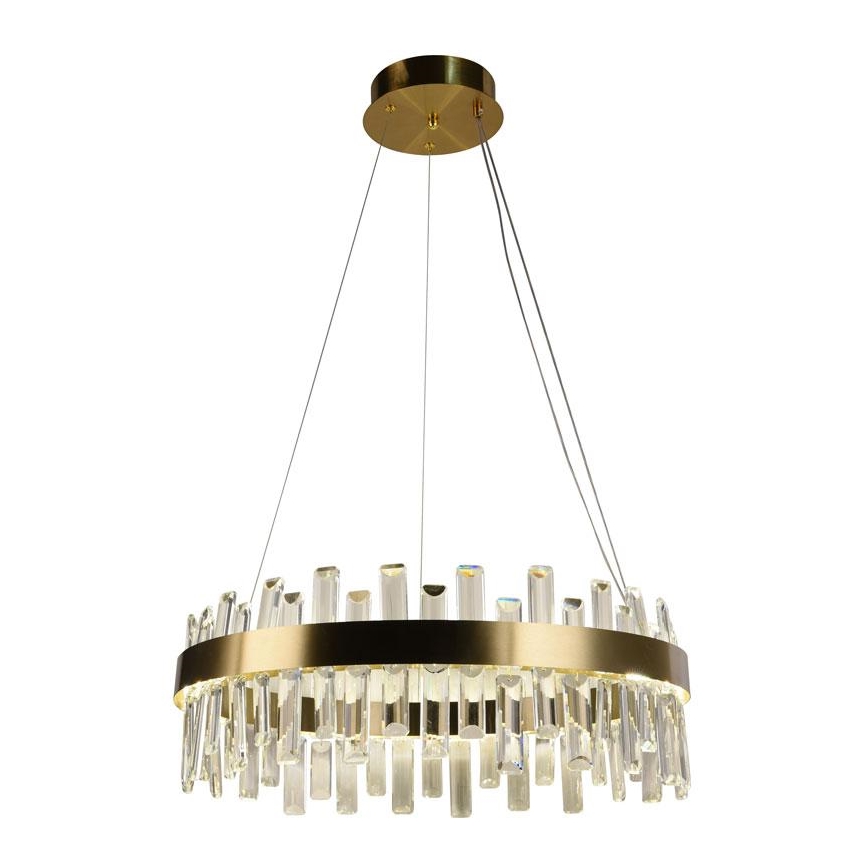 LED Dimmable crystal chandelier on a string LED/80W/230V 3000-6500K + remote control