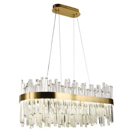 LED Dimmable crystal chandelier on a string LED/90W/230V 3000-6500K + remote control
