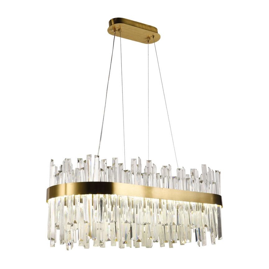 LED Dimmable crystal chandelier on a string LED/90W/230V 3000-6500K + remote control