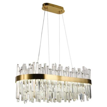 LED Dimmable crystal chandelier on a string LED/90W/230V 3000-6500K + remote control