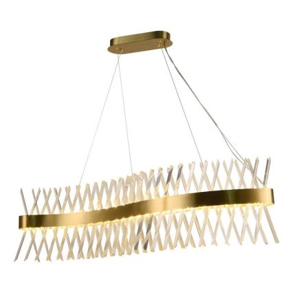LED Dimmable crystal chandelier on a string LED/95W/230V 3000-6500K + remote control