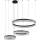 LED Dimmable Crystal Chandelier on Cable THALIA LED/120W/230V 3000-6000K + Remote Control