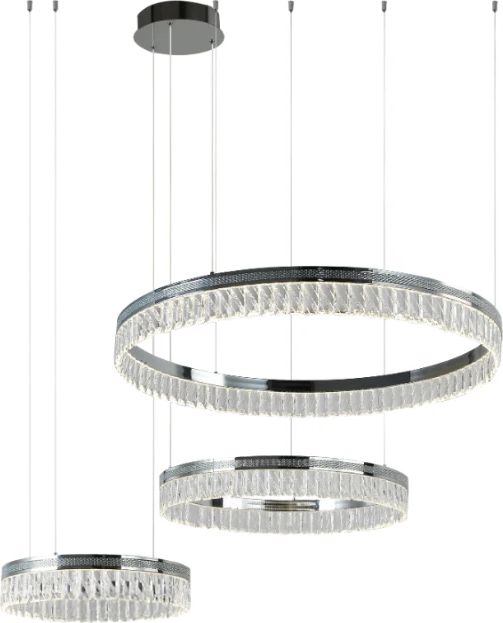 LED Dimmable Crystal Chandelier on Cable THALIA LED/120W/230V 3000-6000K + Remote Control