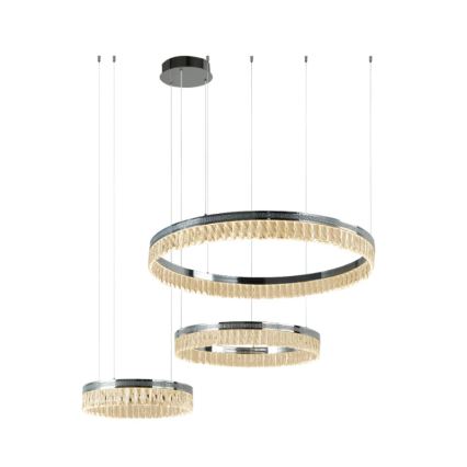 LED Dimmable Crystal Chandelier on Cable THALIA LED/120W/230V 3000-6000K + Remote Control