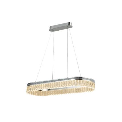 Dimmable LED Cable-Suspended Crystal Chandelier THALIA LED/50W/230V 3000-6000K + Remote Control