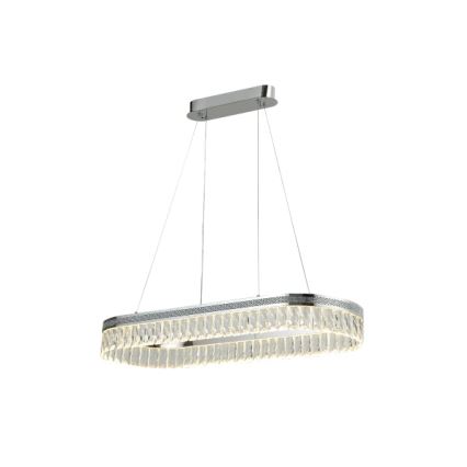 Dimmable LED Cable-Suspended Crystal Chandelier THALIA LED/50W/230V 3000-6000K + Remote Control