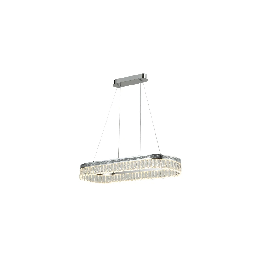 Dimmable LED Cable-Suspended Crystal Chandelier THALIA LED/50W/230V 3000-6000K + Remote Control